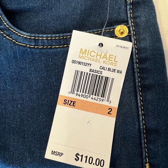 Michael Kors Blue Jeans for Women - Picture 2 of 6